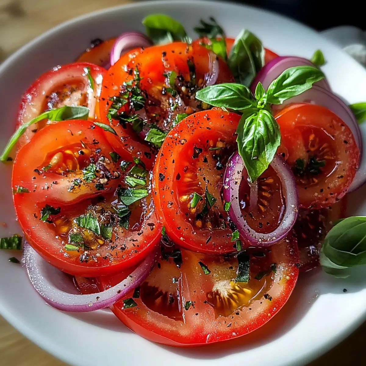 Tomato Heart Salad: 6 Minutes to Fresh Deliciousness